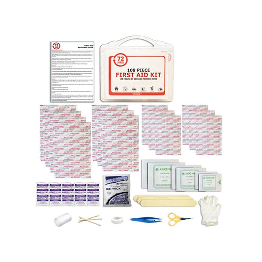 72HRS 108 Pcs First Aid Kit