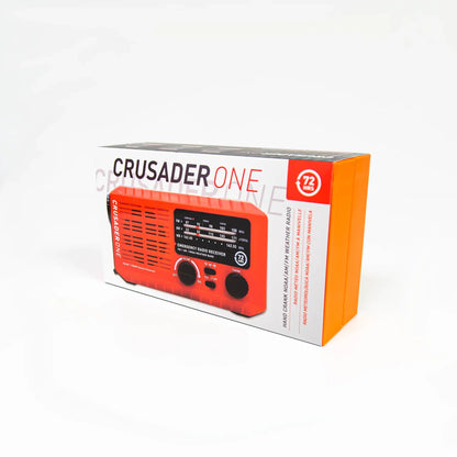 Crusader One Flashlight Analog Radio (Black)