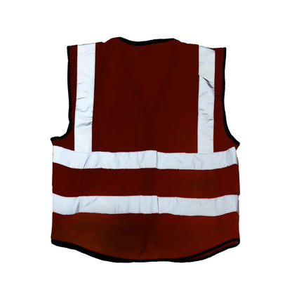 Safety Vest With Reflective Strip, XXL, Orange