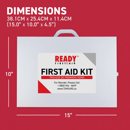 CSA Type 3 - Intermediate First Aid Kit Small (2-25 Workers) With Metal Cabinet