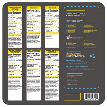 72HRS 270 Day (9 Months) 2000 Calories Per Day Emergency Food Supply Survival Food Kit