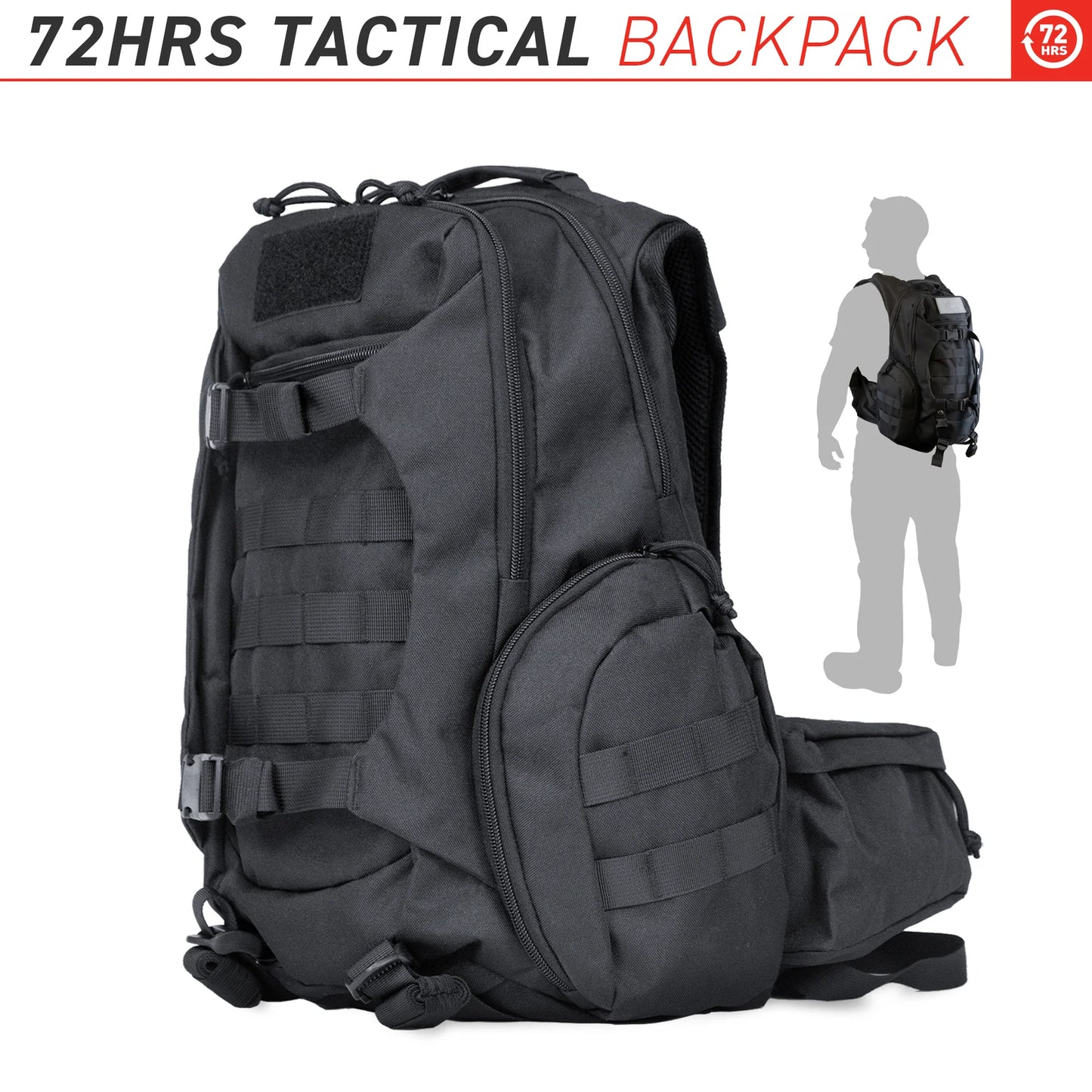 Military Backpack (Black)